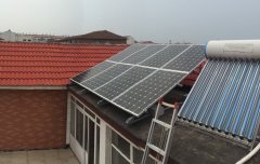 焦作物资局家属院2KW单晶光伏电站