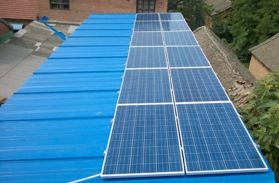 温县黄庄镇3KW多晶光伏电站