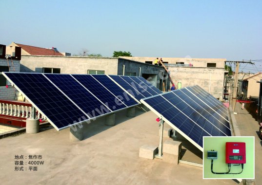 焦作市4KW多晶光伏电站
